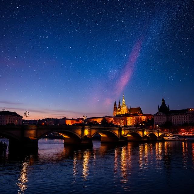 Karlův most pod hvězdami